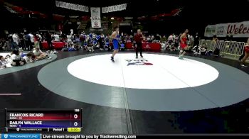 195 lbs Placement Matches (16 Team) - Francois Ricard, BAWA vs Dailyn Wallace, REWA