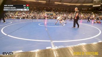 76 lbs Consi Of 8 #1 - Abel Glover, Brushy Wrestling Club vs Maddox Wilson, Refinery