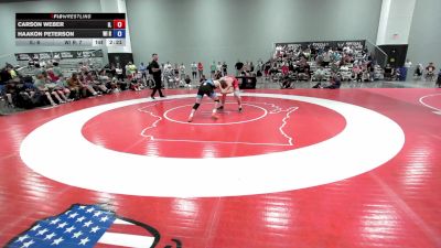150 lbs Carson Weber, Illinois vs Haakon Peterson, Wisconsin Red