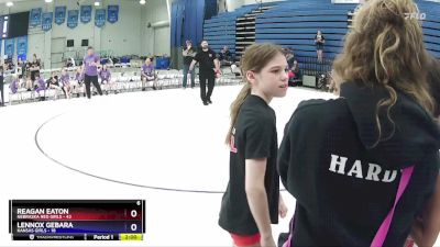 130 lbs Round 3 (6 Team) - Brylee Gugelman, Nebraska Red Girls vs Danika Flickinger, Kansas Girls