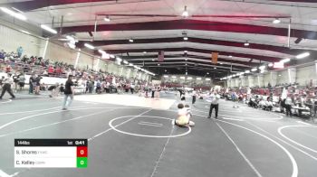 144 lbs 3rd Place - Stryker Shores, Evwc vs Colton Kelley, Cornerstone Wrestling Club