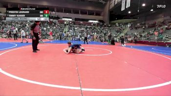 100 lbs Cons. Round 1 - Prestin Legrand, Gravette Wrestling Club vs Timmy Kaiser, Greenwood Wrestling Academy