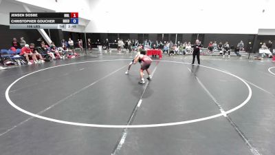 106 lbs Jensen Sosbe, Team Indiana Blue vs Christopher Goucher, North Carolina