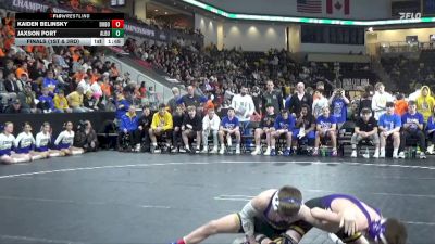 106 lbs Finals (1st & 3rd) - Jaxson Port, Alburnett vs Kaiden Belinsky, Don Bosco