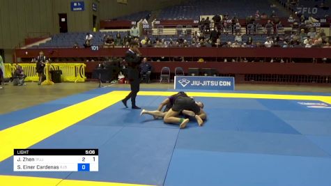 Jimmy Zhen vs Shamir Einer Cardenas 2024 Pan IBJJF Jiu-Jitsu No-Gi Championship