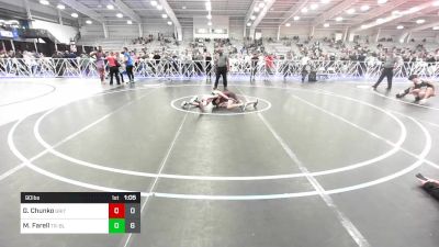 90 lbs Rr Rnd 2 - Gavin Chunko, Grit Mat Club Red vs Michael Farell, Triumph Maize