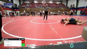 155 lbs Semifinal - Kade Runk, Sperry Wrestling Club vs Adrian Cobb, Raw Wrestling Club