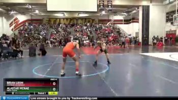 132 lbs Champ. Round 2 - Brian Leon, Eleanor Roosevelt vs Alastar McRae, Mira Costa