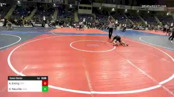109 lbs Consolation - Aaron Ewing, Fort Morgan Gladiators vs Olin Neuville, Askren Wr Ac