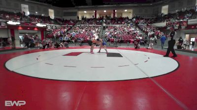 126 lbs Consi Of 8 #2 - Priseis Allen, Tonkawa High School Girls vs Brileigh Richardson, Sapulpa HS Girls
