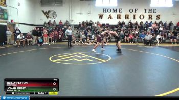 160 lbs Quarterfinal - Jonah Frost, Wapsie Valley vs Reilly Peyton, North Linn