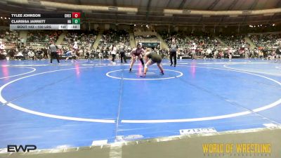 150 lbs Consi Of 8 #2 - Tylee Johnson, Checotah Matcats vs Clarissa Jarrett, Non Affiliate
