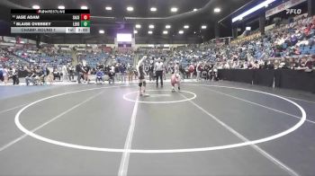 150 lbs Champ. Round 1 - Jase Adam, Salina-Central vs Blaise Overbey, Leavenworth HS