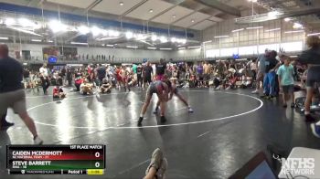 100 lbs Placement Matches (8 Team) - Steve Barrett, RWA vs Caiden McDermott, NC National Team