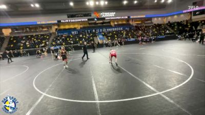 106 lbs Cons. Round 3 - Julian Hartwig, DeKalb vs Ethan Bell, Aurora (Marmion Academy)