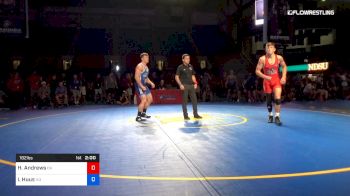 182 lbs 5th Place - Harley Andrews, Oklahoma vs Isaiah Huus, North Dakota