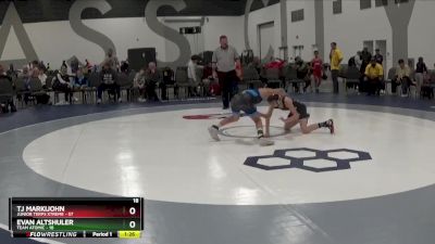 90 lbs Round 4 - Evan Altshuler, Team Atomic vs TJ Markijohn, Junior Terps Xtreme
