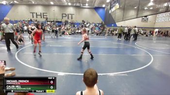 55 lbs Semifinal - Michael French, Evanston Elite vs Caleb Hill, Bear River Wrestling Club