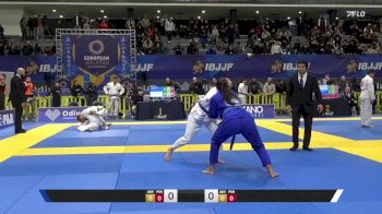 Tara Annabel Mary Thornton vs Mariana Freire Xavier 2025 European Jiu-Jitsu IBJJF Championship
