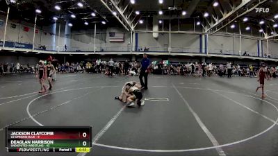 60 lbs Round 6 (10 Team) - Jackson Claycomb, U2 Uprising Blue vs Deaglan Harrison, Undisputed Wrestling