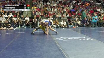 2A-120 lbs 1st Place Match - Dylan Williamson, Van Meter vs Simon Bettis, Eddyville-Blakesburg-Fremont