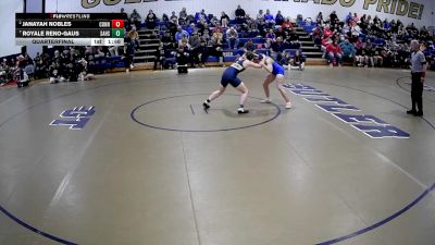 136 lbs Quarterfinal - Royale Reno-Gaus, Saegertown Hs vs Janayah Nobles, Connellsville