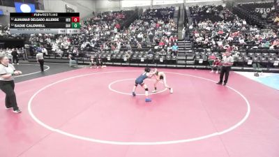 6A 100 lbs Cons. Round 2 - Alihamar Delgado Allende, Herriman vs Sadie Caldwell, Davis