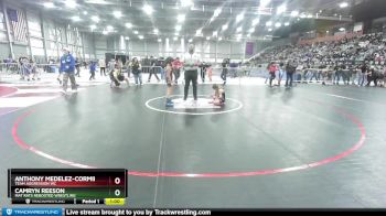 79-82 lbs Round 3 - Anthony Medelez-Cormier, Team Aggression WC vs Camryn Reeson, Mat Rats Rebooted Wrestling