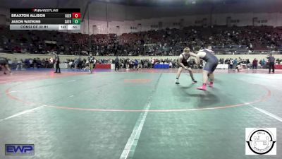 200 lbs Consi Of 32 #1 - Braxton Allison, Glenpool JH vs Jason Watkins, Catoosa Wrestling