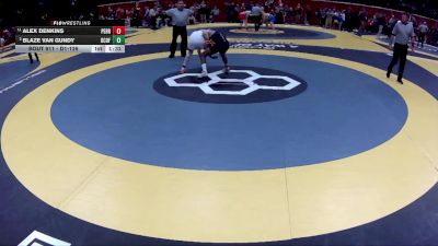 D1-126 lbs Quarterfinal - Blaze Van Gundy, Dub. Coffman vs Alex Denkins, Perrysburg