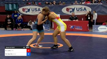 68 kg Consolation - Amalani Latu, Limestone College vs Morgan Norris, Blue Chip Wrestling Club