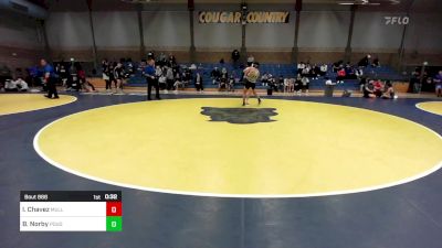 160 lbs Consi Of 8 #1 - Isaac Chavez, Mullen (CO) vs Banks Norby, Poudre (CO)