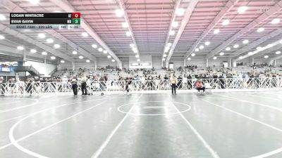 220 lbs Round Of 32 - Logan Whitacre, AZ vs Evan Gavin, MD