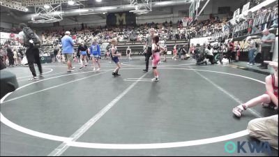 52 lbs Semifinal - Mateo Huerta, Duncan Demon Wrestling vs Miles Sanders, Sallisaw Takedown Club