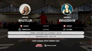 Jaclyn Wasyluk vs Andrea Bradshaw 2026 ADCC Toronto Open