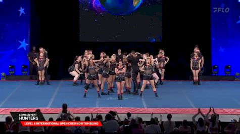 Crimson Heat - Hunters [2025 L6 International Open Coed Non Tumbling Semis] 2025 The Cheerleading Worlds