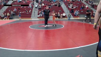 62-66 lbs Round 1 - Hadley Aldrich, 208 Badgers Wrestling Club vs Emily DeLeon, Fighting Squirrels Wrestling Club