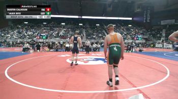 3A-175 lbs Champ. Round 1 - Alex Sitz, Cody vs Dustin Calhoun, Pinedale