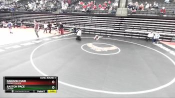 101 lbs Cons. Round 3 - Dawson Mair, Corner Canyon vs Easton Pace, Layton