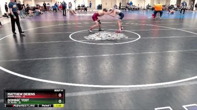 150 lbs Semis & 1st Wrestleback (8 Team) - Matthew Desens, Dover-Eyota vs Dominic Yost, St. Peter