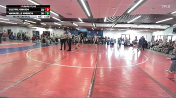 150 lbs Quarterfinal - Annabelle Harmon, Cougar Wrestling Club vs Lillyan Johnson, 208 Spartan WC