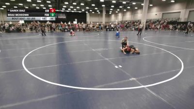 63 lbs Quarters - Beau McKeown, Pennsylvania vs Darek Diaz, Cory Clark Wrestling