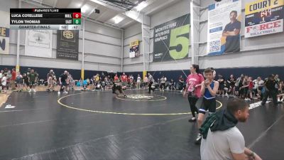 105 lbs Quarterfinal - Luca Cotellese, Mullica Hill vs Tylon Thomas, East Hartford