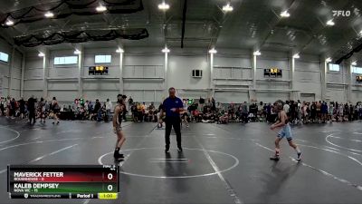 72 lbs Round 6 (8 Team) - Kaleb Dempsey, NOVA WC vs Maverick Fetter, ROUGHHOUSE