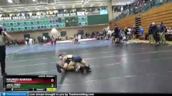 132 lbs Champ. Round 1 - Maurizo Igarashi, Esperanza vs Jace Febo, Vista Murrieta