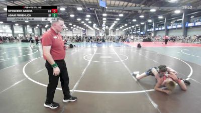 106 lbs Consi Of 16 #2 - Synscere Garcia, CO vs Adam Froehlich, NJ