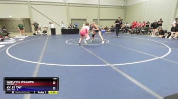 155 lbs Semis & 1st Wrestleback (8 Team) - Autumne Williams, Illinois vs Kylee Tait, Ohio Red