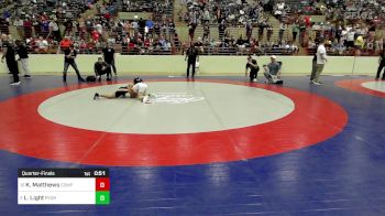 68 lbs Quarterfinal - Kollin Matthews, Compound Wrestling vs Landon Light, Pedraza Wrestling