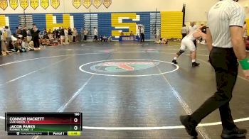 190 lbs Semifinals (8 Team) - Jacob Parks, Fleming Island vs Connor Hackett, Lake Gibson