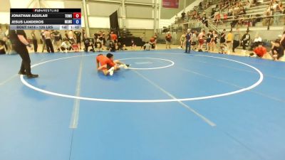 126 lbs Cons. Rd Of 16 - Jonathan Aguilar, Tri Cities Wrestling Club vs Jesus Landeros, Moses Lake Wrestling Club